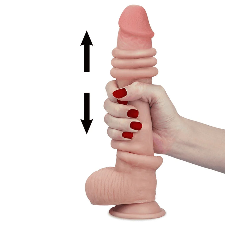 LoveToy Dildo piel deslizable 8'' (20.3 cm)