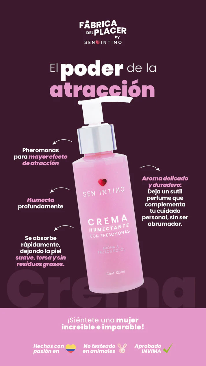 Crema Humectante con Pheromonas