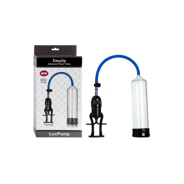 Bomba de Vacío - Bomba para alargar pene con Anillo EASYUP - LUVPUMP