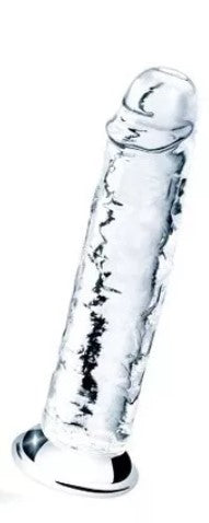 Dildo Transparente 21 cm Silicona