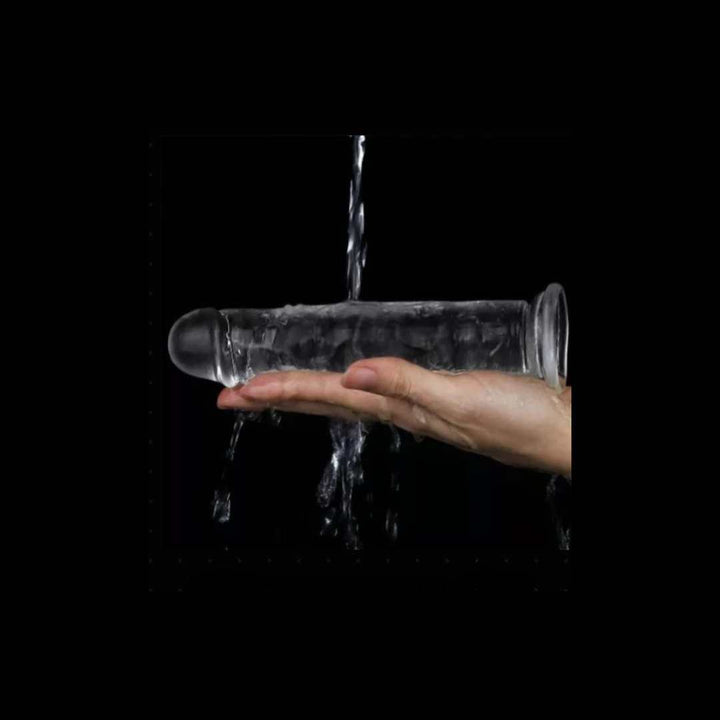 Dildo Transparente 21 cm Silicona