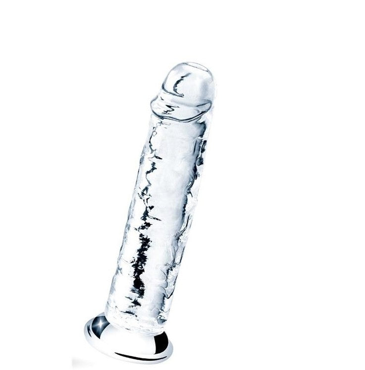 Dildo Transparente 21 cm Silicona