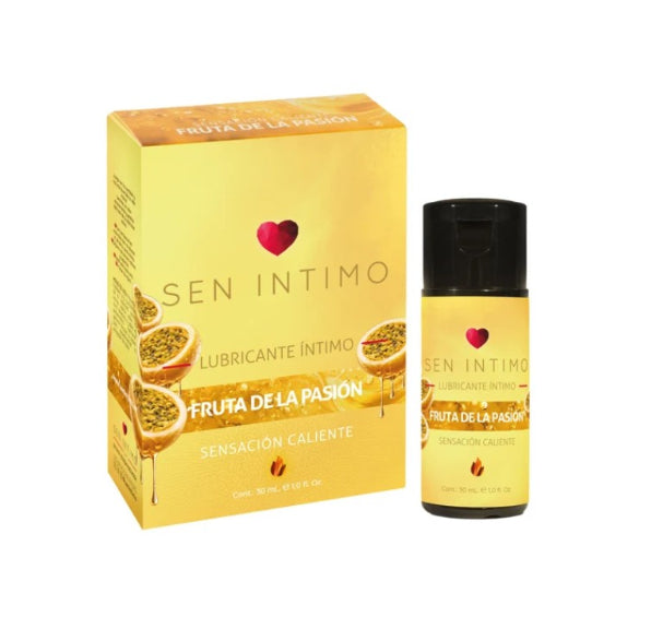 Lubricante Íntimo Caliente con Sabor a Maracuyá 30 ml