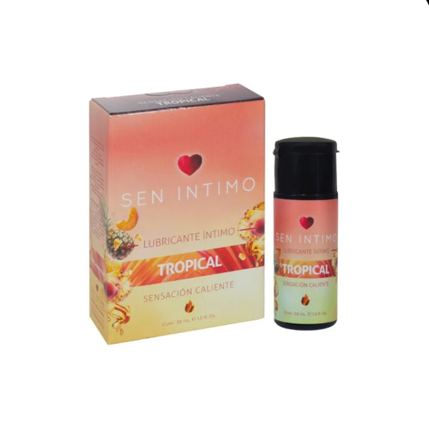 Lubricante Íntimo Caliente con Sabor Tropical 30 ml