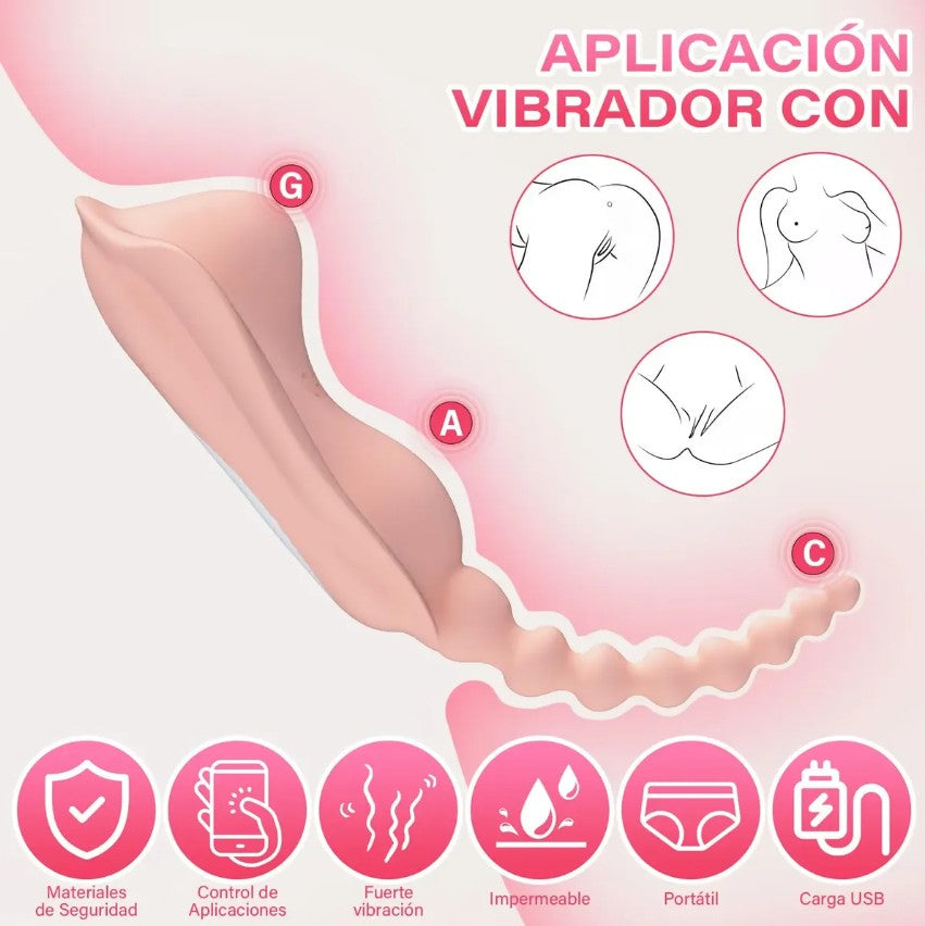 Vibrador Little Ray Fish APP